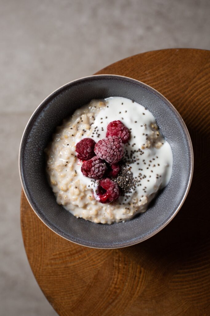 Oatmeal, a Classic High Protein Breakfastt - Easy High Protein Breakfast Recipes - The Main Line Collective