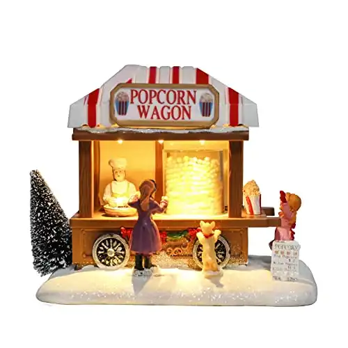 Christmas Popcorn Wagon