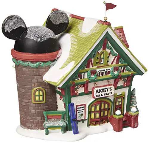 Porcelain Mickey's Ski Chalet